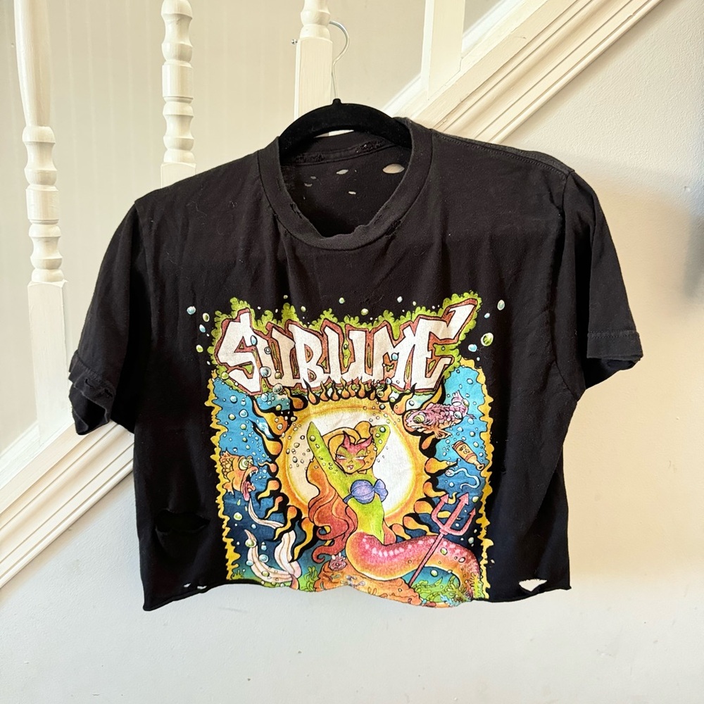 Vintage Sublime cut off t shirt